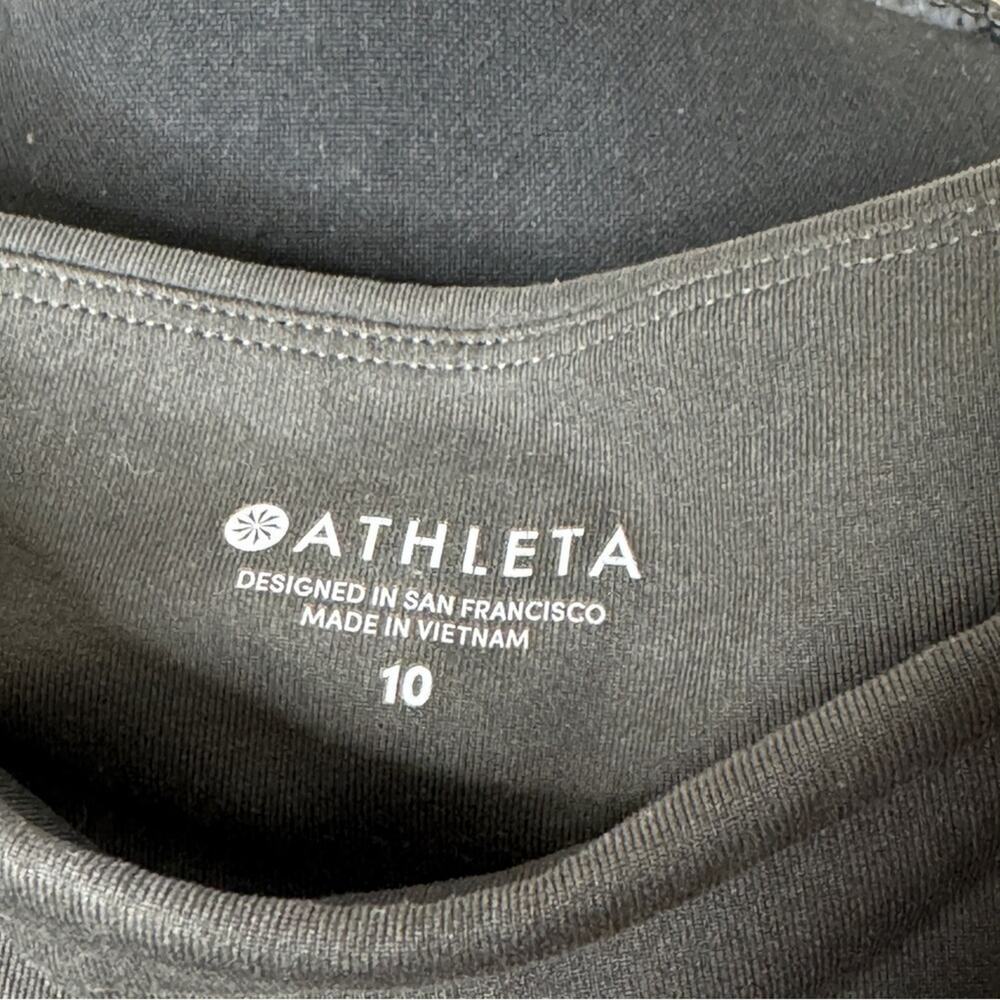 Athleta Women’s Lined Soho Jogger Pants Stretch Activewear Pockets Gray Size 10 - Picture 3 of 3